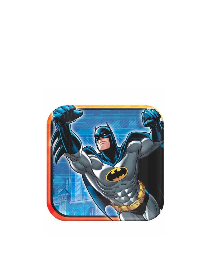 Batman Square Dinner Plates Pk 8