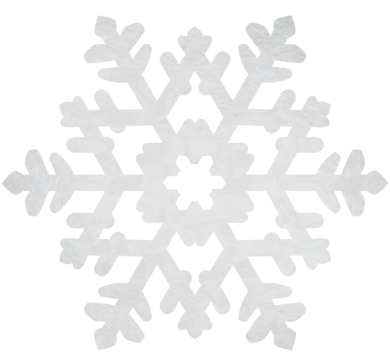 Snowflake Large Foil Cutout 38cm