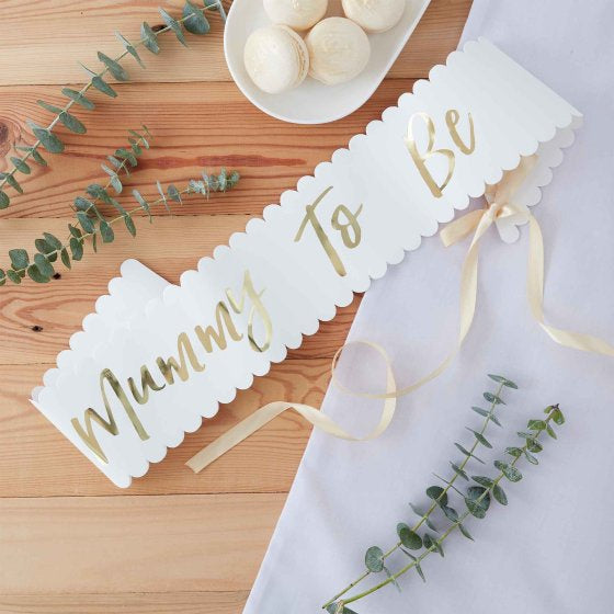 Oh Baby! Gold Sash Mum to Be