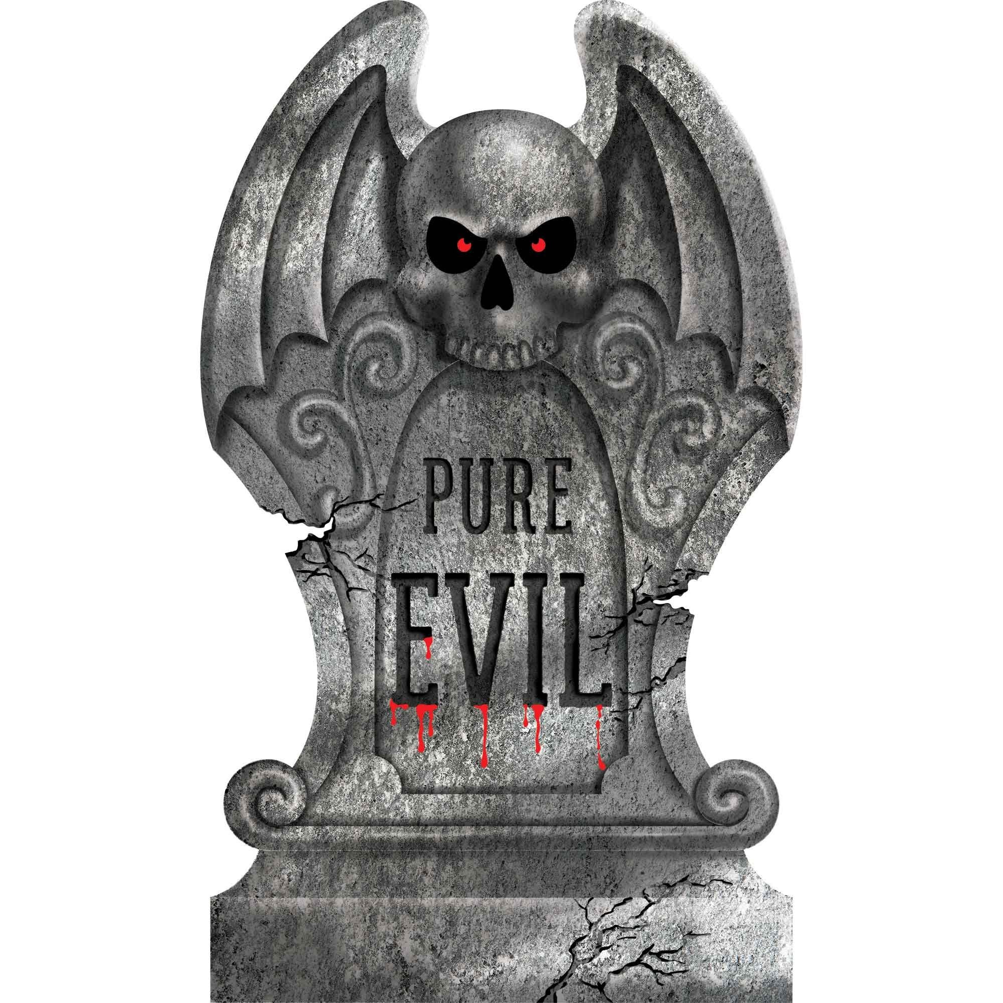 Pure Evil Foam Tombstone Decoration