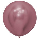 60 cm Reflex Pink Latex Balloon