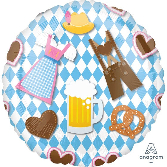 Oktoberfest 45cm (18 Inch) Foil Balloon