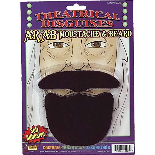 Arab Moustache and Beard Set