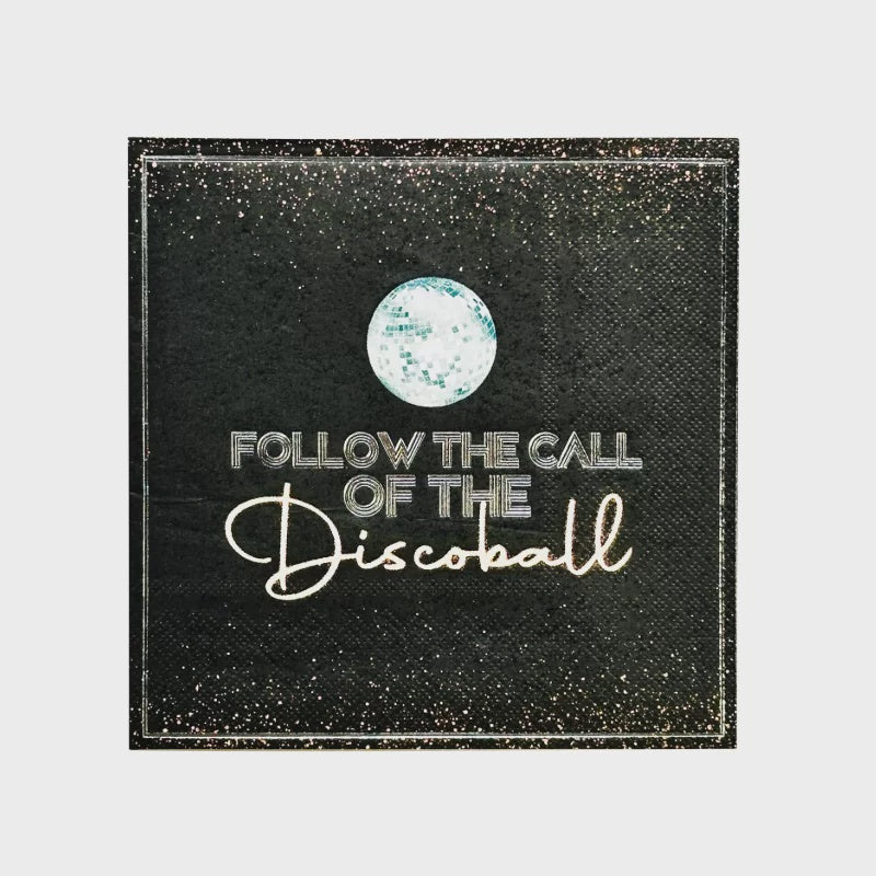 Disco Ball Napkins Pack of 12