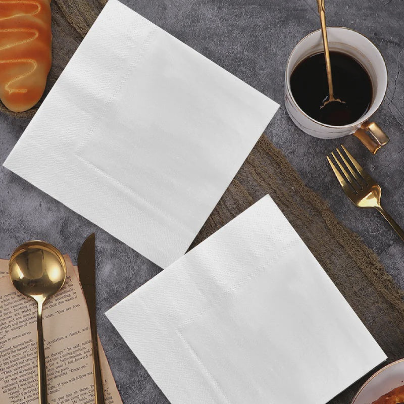 White Napkins 33x33cm (Pack of 30)