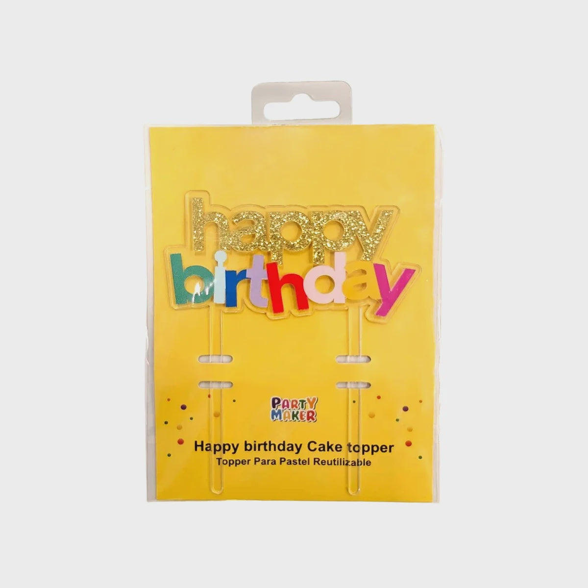 HAPPY Birthday Cake Topper