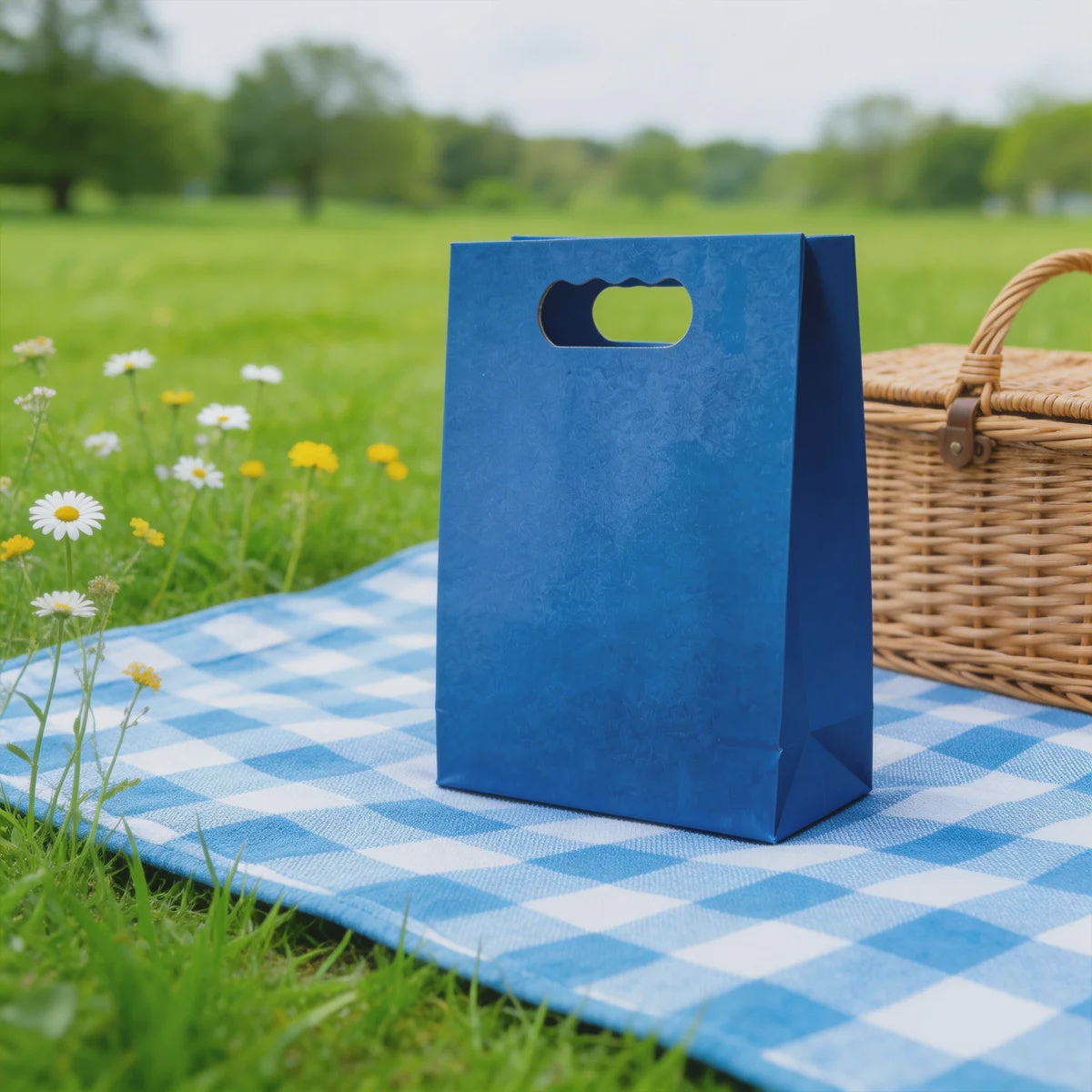 Dark Blue Party Bags (Pack of 6)