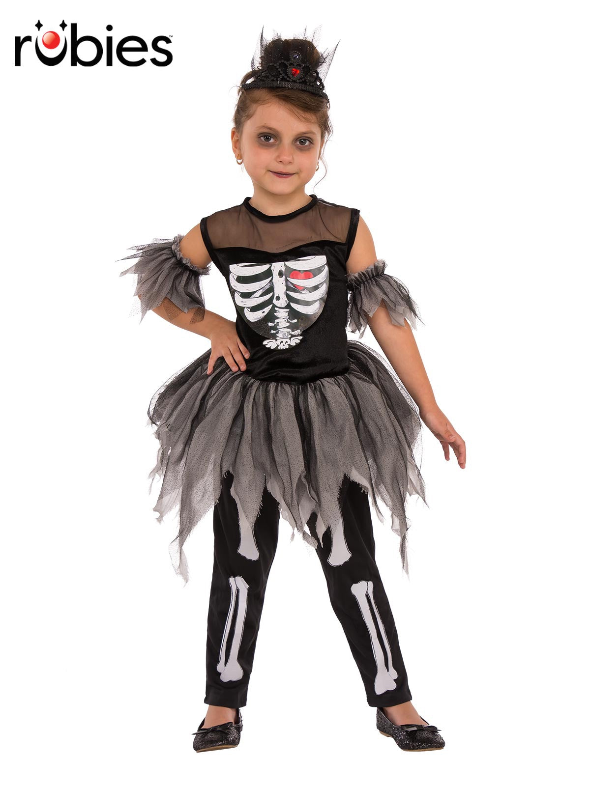 Skelerina Girls Costume