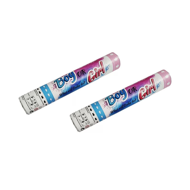 Gender Reveal Smoke Popper - Blue