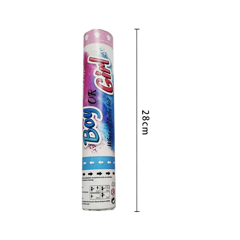 Gender Reveal Smoke Popper - Blue