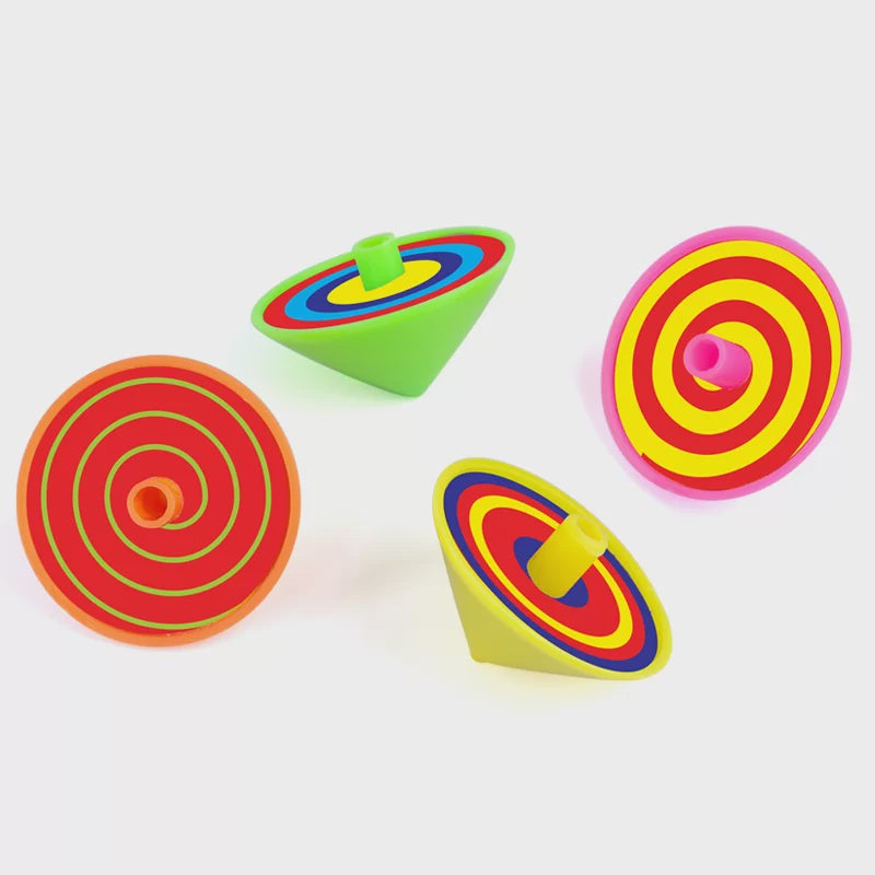 Spin Top Party Favour Pack of 8