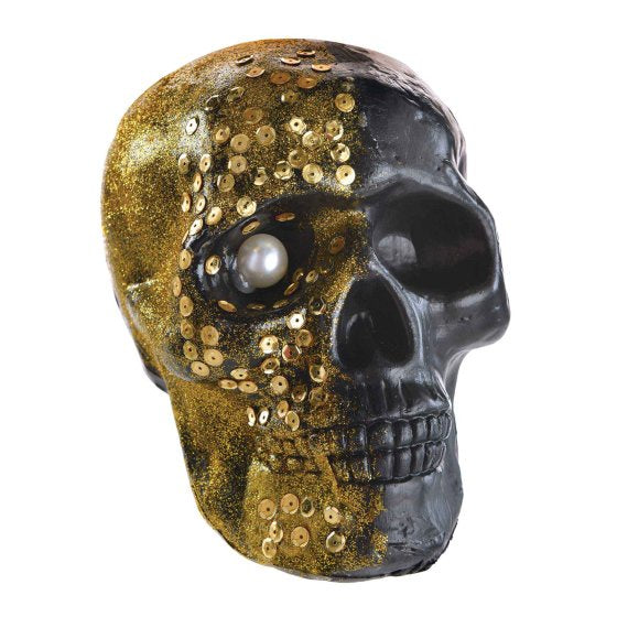 Boneyard Glam Skull Decoration