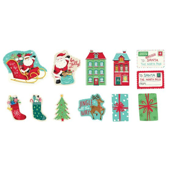 Christmas North Pole Cutouts (Pack of 12)