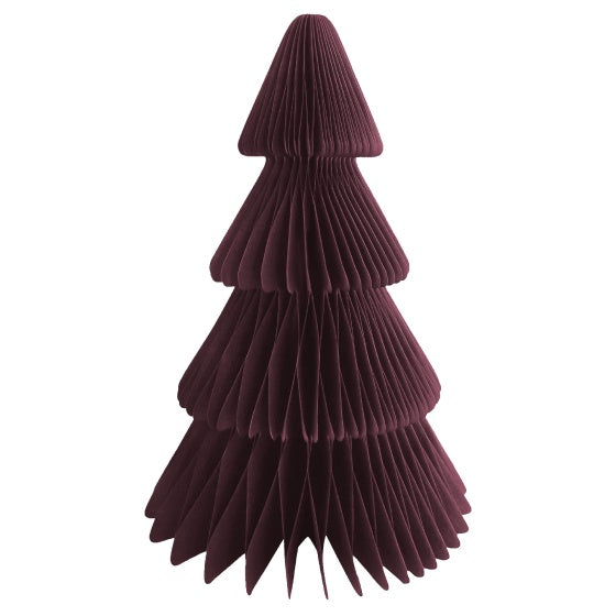 Christmas Honeycomb Red Tree Decoration 20cm