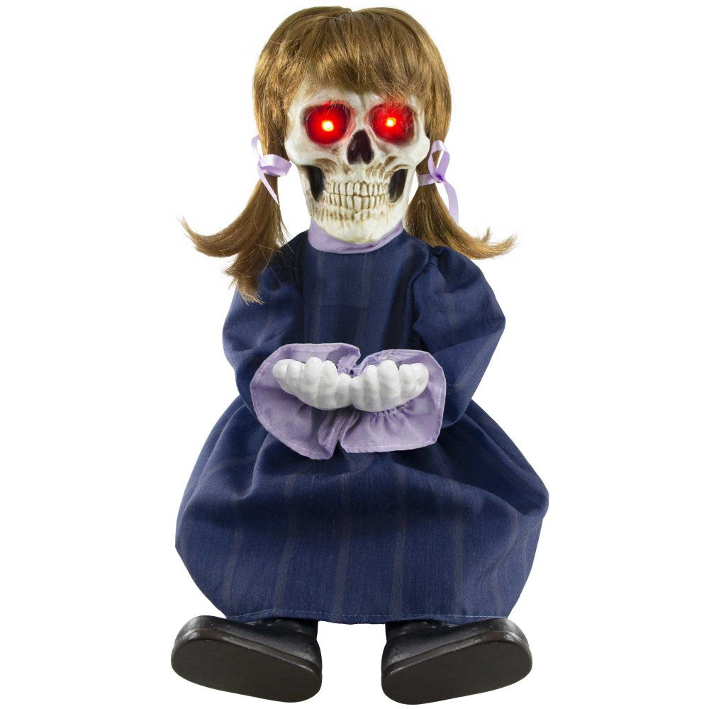 Animated Peekaboo Skeleton Doll