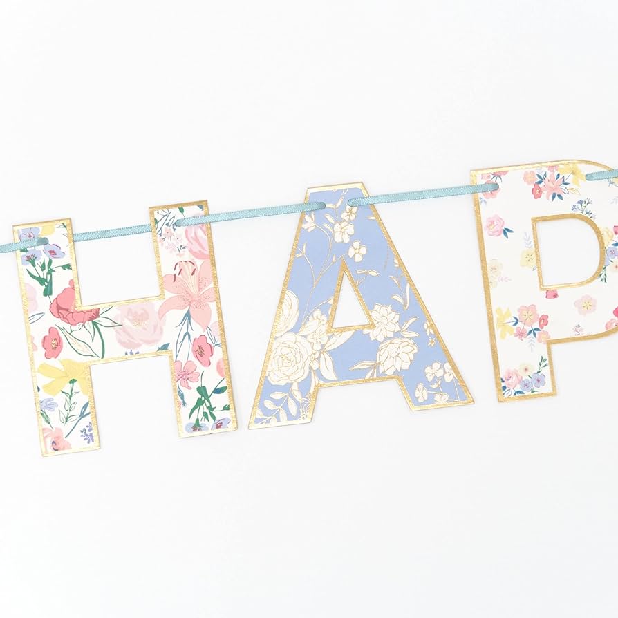 Meri Meri English Garden Birthday Garland