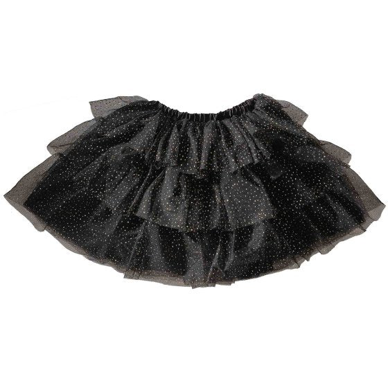 Black and Gold Sparkle Tutu Girls Costume