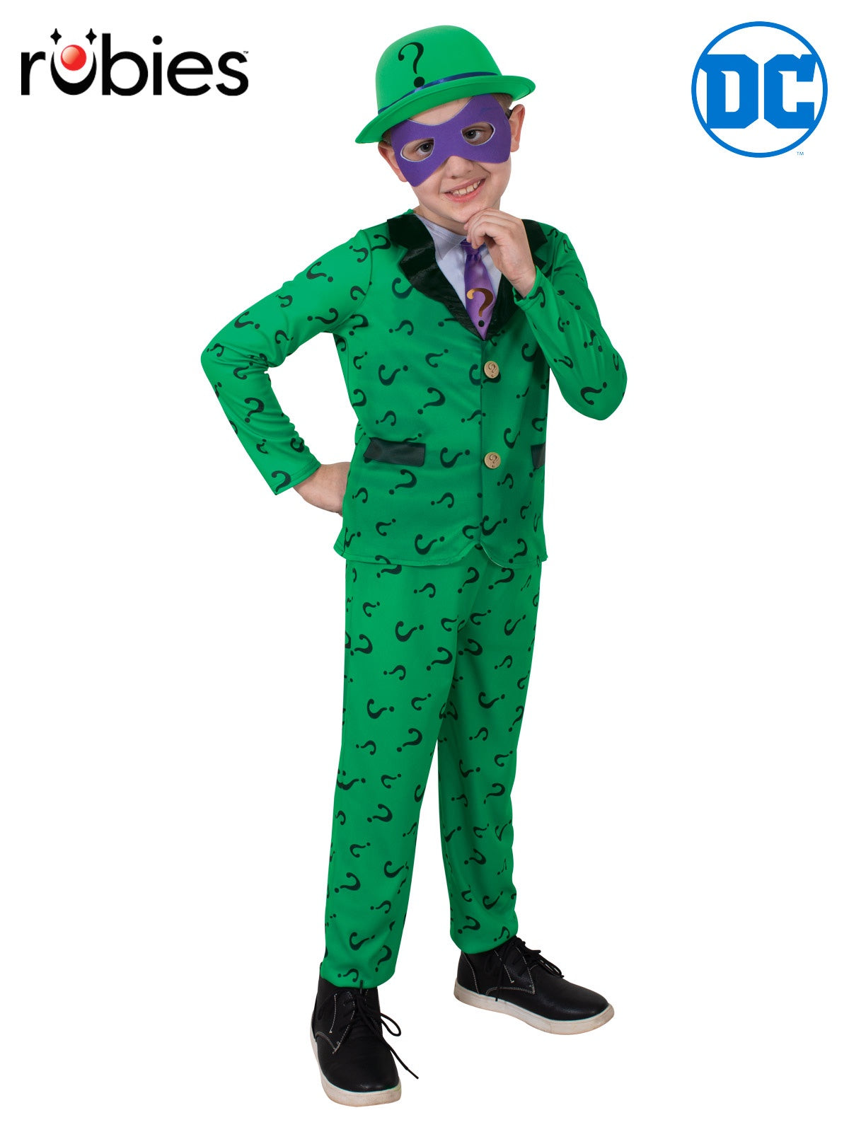 Emo Boy Riddler The Riddler Deluxe Boys Costume