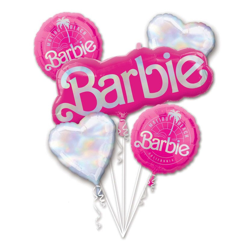 Bouquet Set Barbie Foil Balloons
