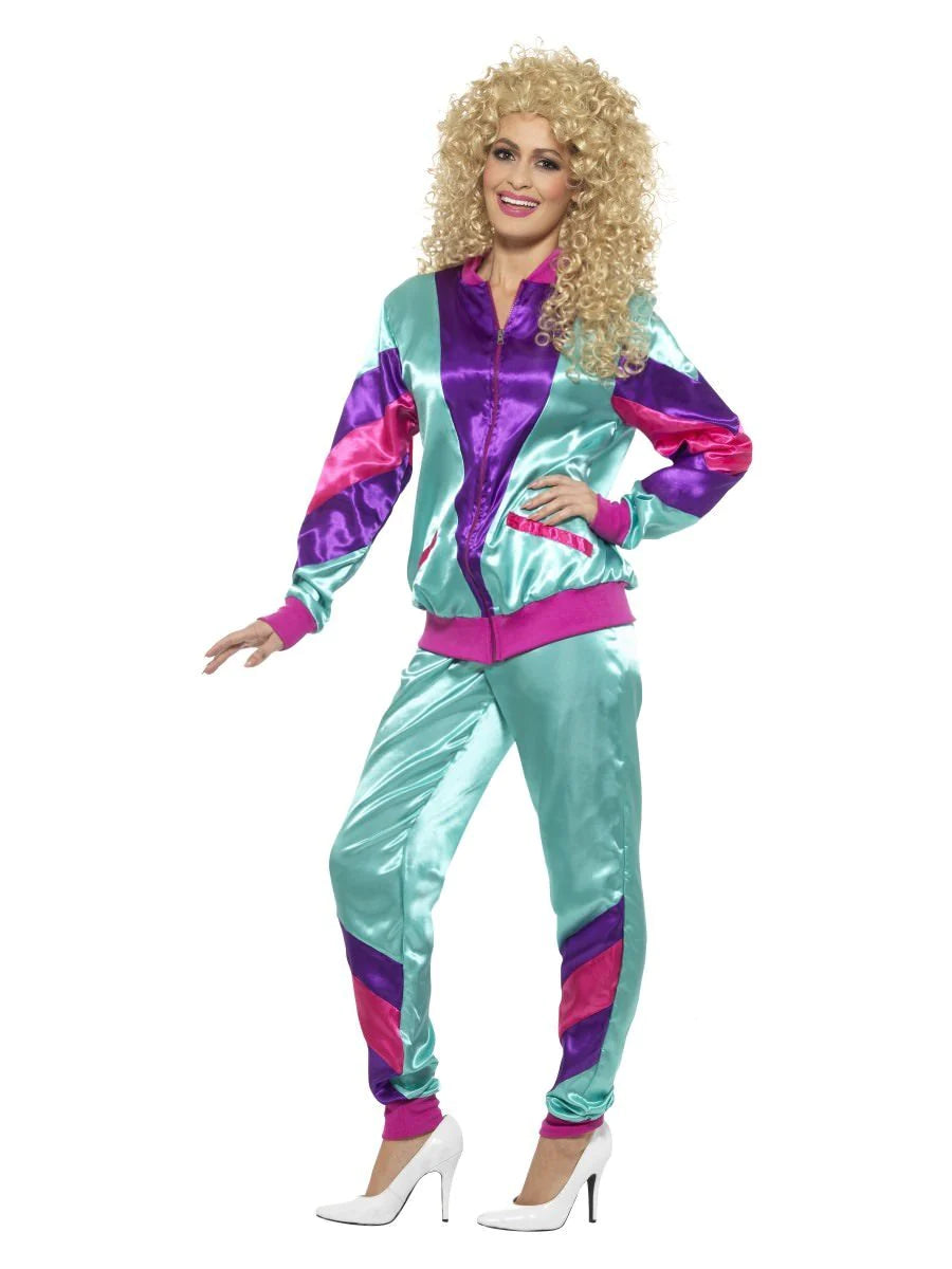 80s Height of Fashion Shell Suit Womens Costume