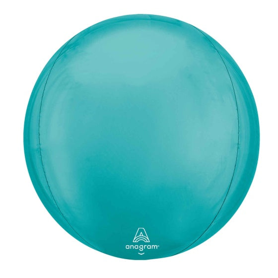 Vibrant Blue Orbz Foil Balloon