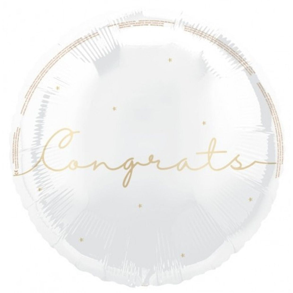 Congrats Gold Script 45cm (18") Foil Balloon