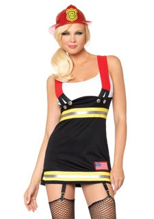 Backdraft Babe Garter Dress Womens Costume