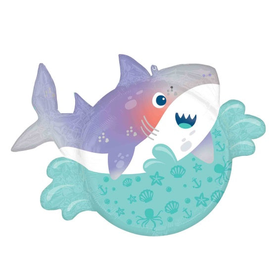 Roly Polies Shark Party Foil Balloon