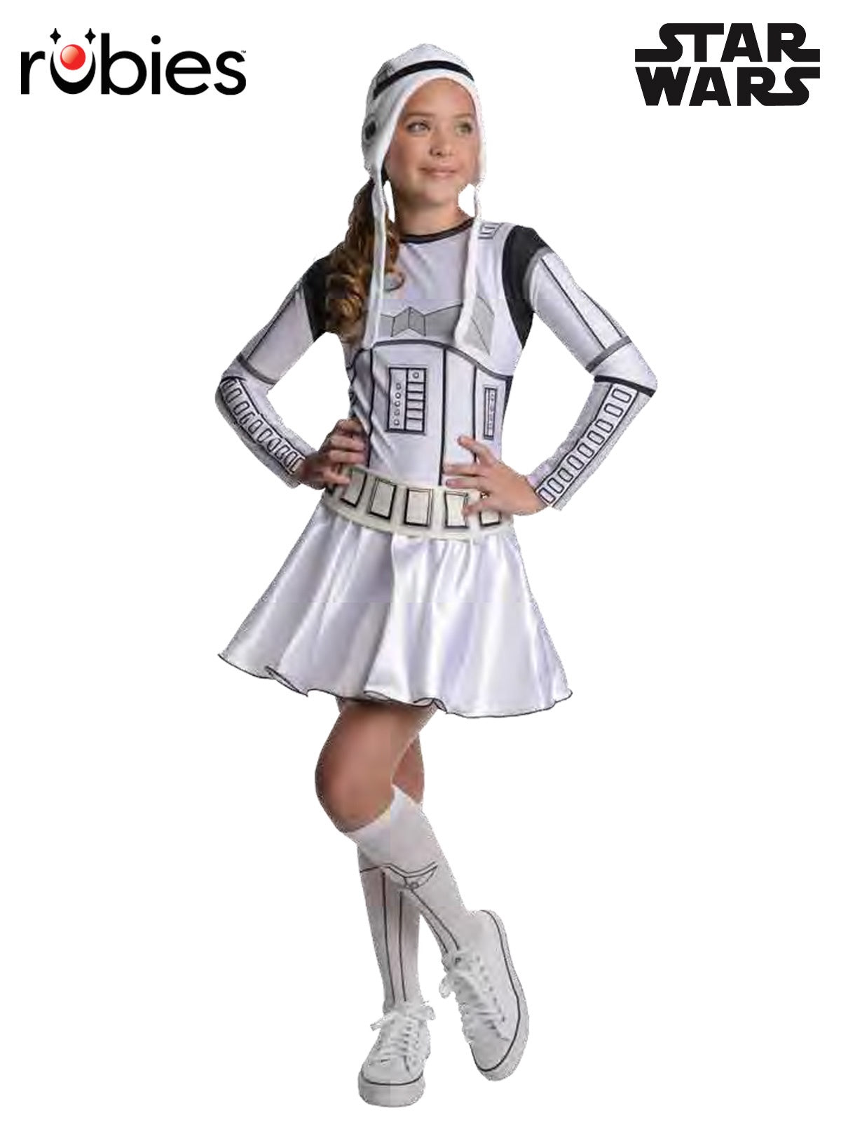 Stromtrooper Tween Dress Girls Costume