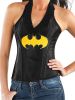 Batgirl Leather-Look Corset Corset Womens Costume