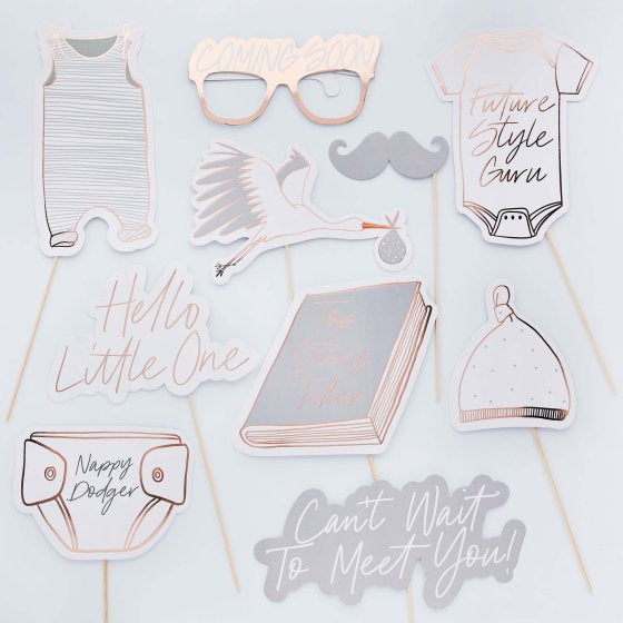 Hello Little One Photo Props (Pack of 10)