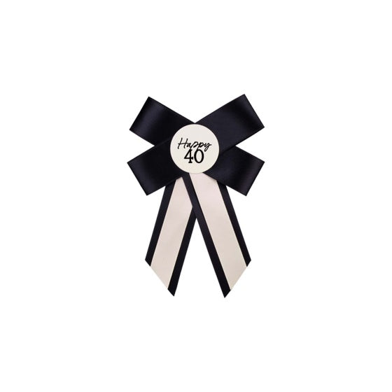 Elegant Milestone 40 Rosette