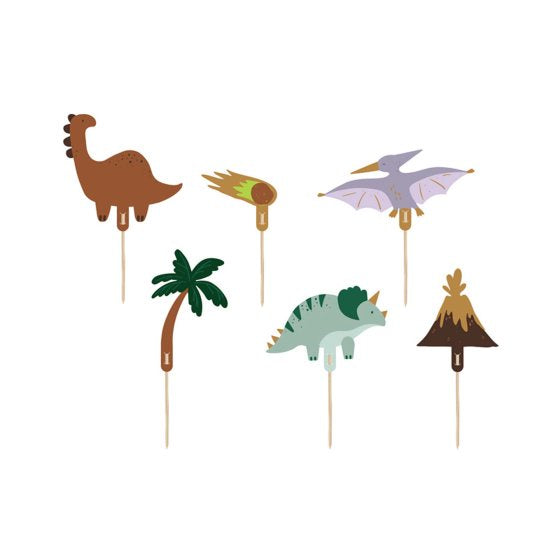 Dino Cupcake Toppers (Pack of 6)