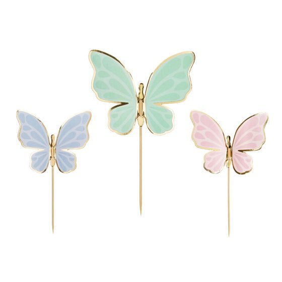 Butterfly Cake Toppers (Pack of 9)