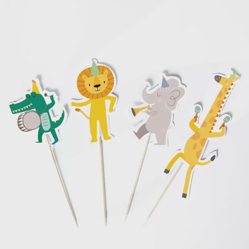 Jungle Party Picks (Pack of 12)
