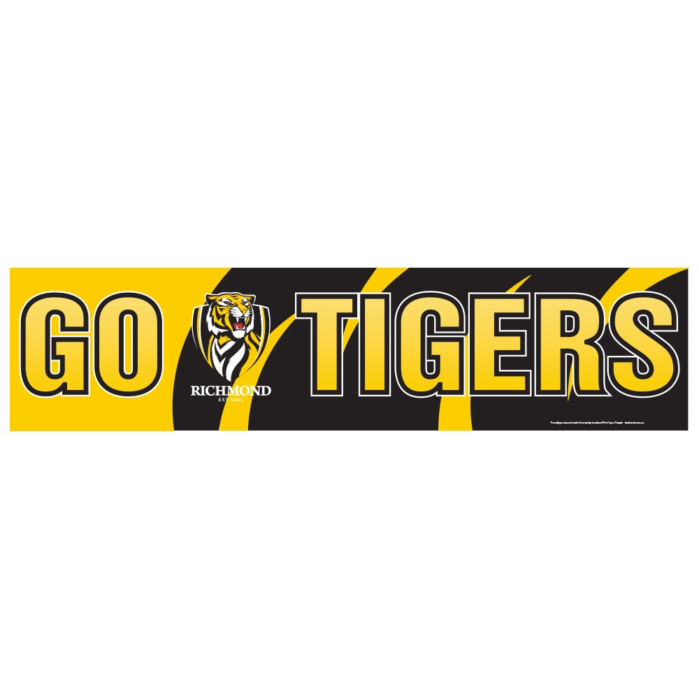 AFL Richmond Tigers Go Banner