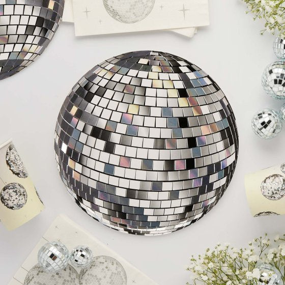 Disco Party 23cm Paper Plates (Pack of 12)