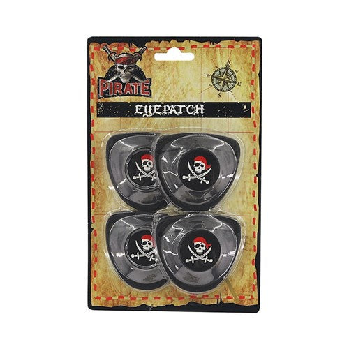 Pirate Eye Patch Pack of 4