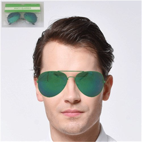 Aviator Glasses - Green