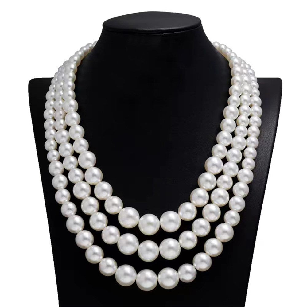 3 Strand Pearl Necklace