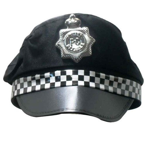 Checkered Band Police Hat