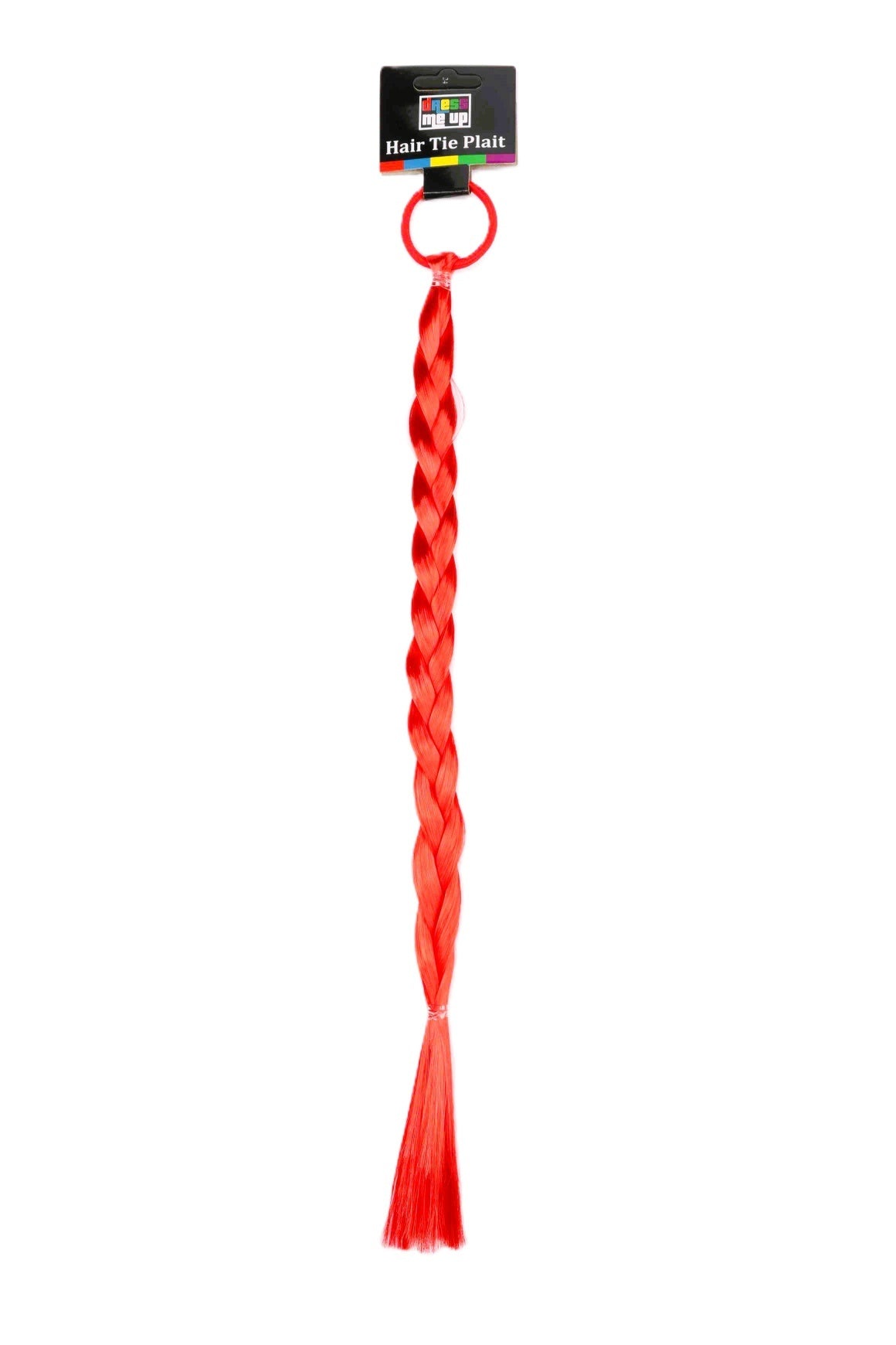 Red Tie in Plait