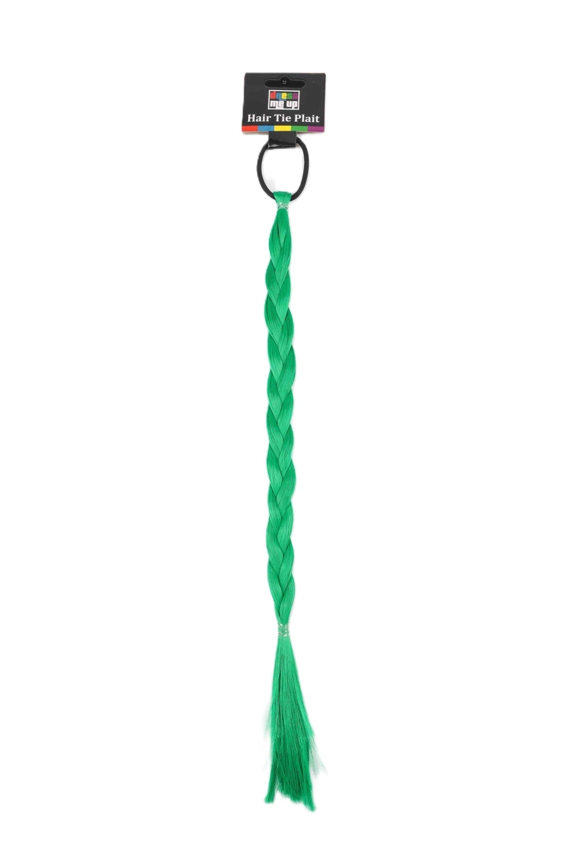 Green Tie in Plait