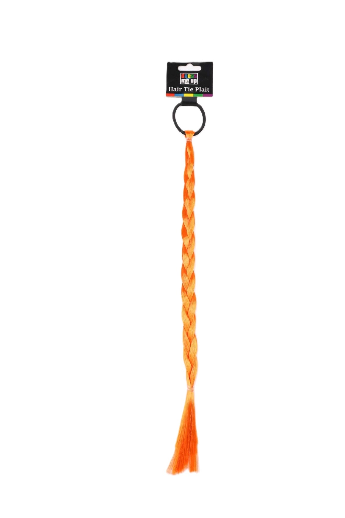 Orange Tie in Plait