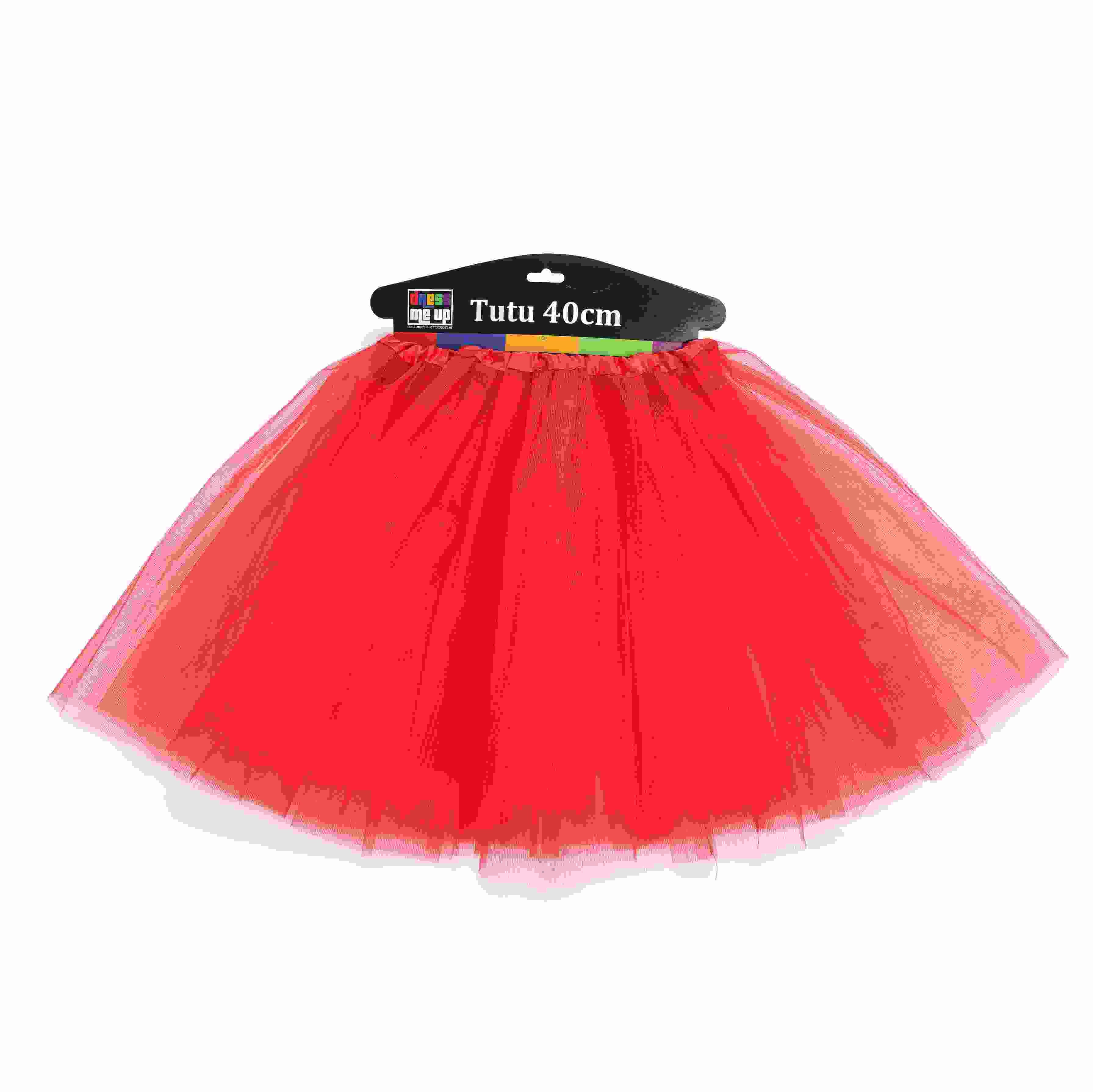 Red No Lining Tutu