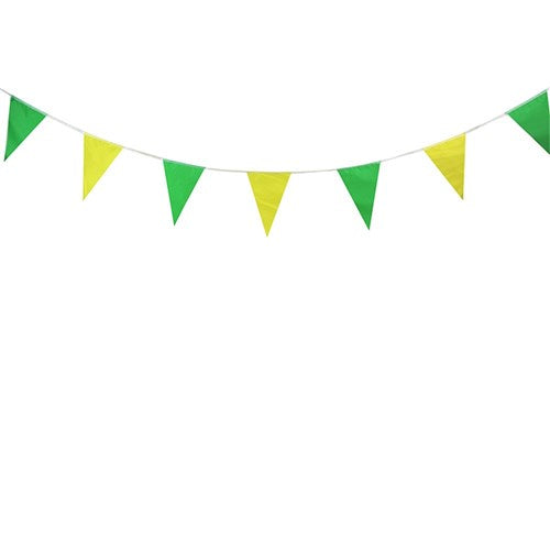 5m Green and Gold Bunting