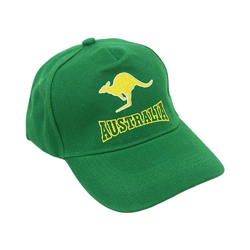 Green and Gold Kangaroo Cap