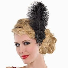 Roaring 20s Jazzy Feather Hairclip