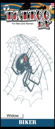 Widow Spider Temporary Tattoo