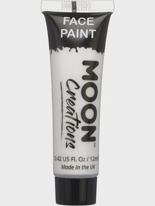 Moon Creations White Face and Body Paint 12ml